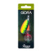 Блесна Premier Fishing Gidra №3, 33*17мм, 9г. Tiger с мухой PR-SPRH12T-3