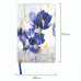 Ежедневник недатированный А5 Brauberg Vista Blue Flowers 136 листов 112013 (2)