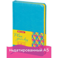 Ежедневник недатированный А5 Brauberg Rainbow 136 листов 111666 (2)