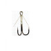 Крючок Koi Weedless Double Hook № 1/0 , BN, двойник незацепляйка (5 шт.) KH2325-1/0BN