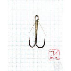 Крючок Koi Weedless Double Hook № 1 , BN, двойник незацепляйка (5 шт.) KH2325-1BN