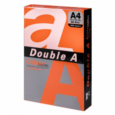 Бумага цветная DOUBLE A А4 80 г/м2 500 л интенсив оранжевая 115123 (1)