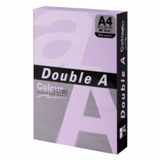 Бумага цветная DOUBLE A А4 80 г/м2 500 л пастель фиолетовая 115116 (1)