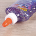 Клей для слаймов канцелярский с блестками Elmers Glitter Glue 177 мл фиолетовый 2077253